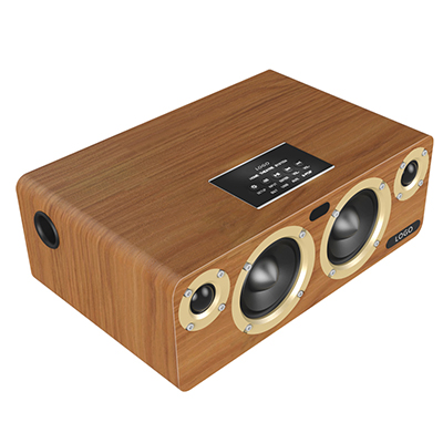 wooden bluetooth speaker M201 with strong bass computer speakers